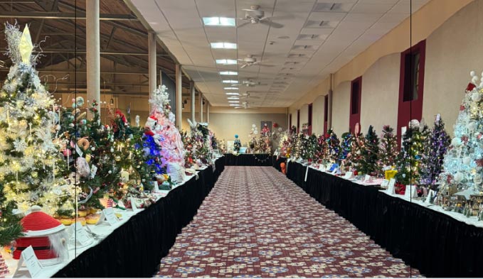 Evening in the Trees Silent Auction Mezzanine